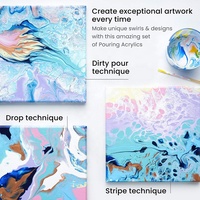 Fluide Art Acrylique Coulée Acrylique Peinture