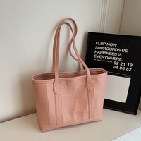 Sac fourre-tout tendance 2025 à imprimé pierre, nouveau sac à bandoulière texturé grande capacité haut de gamme pour femme, idéal pour les trajets quotidiens