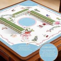 Tapis de jeu de mahjong et de poker pliable, moderne, imperméable, antidérapant, épaissi, style américain, pour 4 joueurs