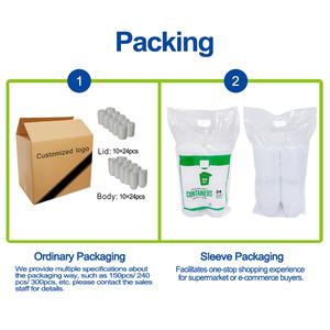 Contenitore gastronomia trasparente da <span class=keywords><strong>asporto</strong></span> da 32 once contenitori per alimenti per Noodle tazza da cucina a prova di perdite in plastica con coperchio - Product Image 5