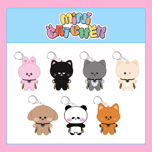 <span class=keywords><strong>KPOP</strong></span> Ídolo Atrapasueños Mini Atrapasueños Dibujos Animados POPUP Llavero Plástico Acrílico Llavero - Product Image 1