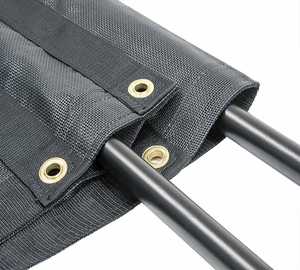 Kit de rouleau de bâche manuel <span class=keywords><strong>à</strong></span> manivelle pour benne de camion benne <span class=keywords><strong>à</strong></span> ordures avec bâche en maille PVC 7' x 14' (double poche) - Product Image 5