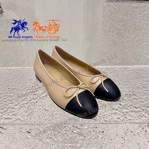 Chaussures plates de ballet classiques pour femmes Sandales Chaussures plates pour filles Chaussures simples de haute qualité en cuir pour femmes avec nœud plat et tête ronde - Product Image 5
