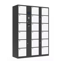 Casier de Recharge Intelligent pour Téléphones avec Port USB, Ouverture par Carte Magnétique, Empreinte Digitale, Reconnaissance Faciale ou Mot de Passe