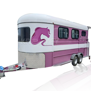 Sản phẩm mới an toàn 3-ngựa Float với thả xuống <span class=keywords><strong>Windows</strong></span> cho 3 con ngựa phong cách thực phẩm ngựa hộp Trailer - Product Image 6
