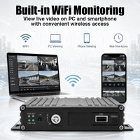 Système de caméra DVR mobile 4CH 4G GPS WiFi AI avec détection d'angle mort BSD pour camions lourds, anti-collision, sécurité de flotte