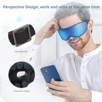 Masseur électrique intelligent pour la maison, pour les soins oculaires, usb, musique visible, soulage la fatigue oculaire, équipement de massage oculaire