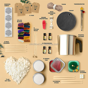 <span class=keywords><strong>Kit</strong></span> de <span class=keywords><strong>fabrication</strong></span> de bougies de soja biologique pour adultes DIY Crafts Fournitures complètes de <span class=keywords><strong>fabrication</strong></span> de bougies comprenant des boîtes de cire de soja naturelle - Product Image 2