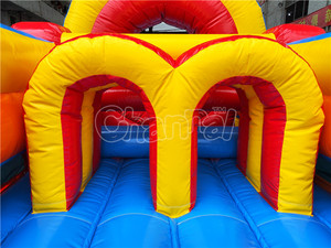 Bán Hot Inflatable Trở ngại với Slide thương mại sân chơi ngoài trời Inflatable thư bị trả lại nhà Jumper - Product Image 6