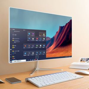 23.8 Inch Tùy Biến OEM AIO <span class=keywords><strong>PC</strong></span> Máy Tính Để Bàn Monoblock Máy Tính Barebone I3 I5 I7 Tất Cả Trong Một Máy Tính - Product Image 4