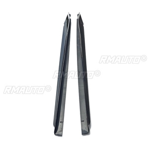 Pour Honda Civic 11e génération 2022 Kit carrosserie Jupes latérales de style sport aspect fibre de carbone avec diffuseur Accessoires automobiles - Product Image 5