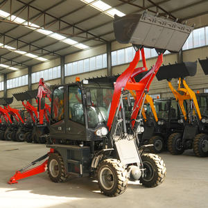 تصنيع الصين لودر حفار تحميل النقل 4x4 محمل حفار هيدروليكي بناء الطريق لودر حفار متعدد الوظائف - Product Image 6