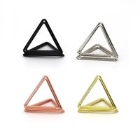 Vente de gros Trombones en métal or rose en forme de triangle équilatéral