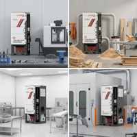 Collecteur de poussière industriel à jet pulsé Yongsta à nettoyage automatique, purificateur de fumée, efficacité 99%, pompe moteur, découpe laser, soudage