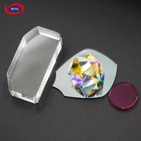 Flat Polished Tempered Glass 0.5mm-3mm AF Oleophobic Coating Smart Home Switch Panel Custom Icon OEM Factory