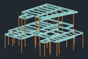 Conception 3D villa préfabriquée maison structure en acier cadre petites maisons villa en acier léger maisons <span class=keywords><strong>de</strong></span> 5 chambres à coucher avec une remise énorme - Product Image 5
