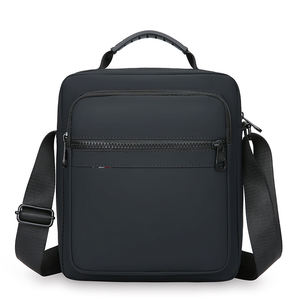 Bolso bandolera de nailon personalizado para hombre con cierre de cremallera, bolso de hombro deportivo a la moda, directo de fábrica - Product Image 3