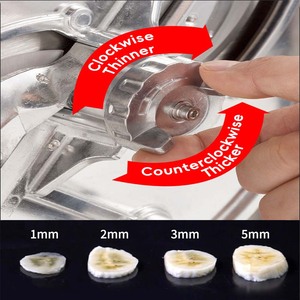Cuchillas de Acero Inoxidable para Cortar Plátanos, Procesamiento de Frutas Verdes, Rebanadora de Vegetales, Motor 220V - Product Image 4