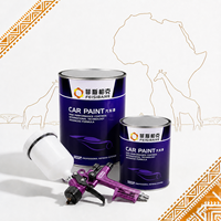 FEISIBAIKE Peinture automobile acrylique 1K haute adhérence couleur argent, compatible avec plusieurs vernis de finition