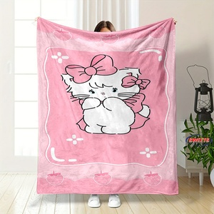 Mikko Mousse dibujos animados franela cómodo suave todas las estaciones hogar Oficina siesta Camping manta duradera animación derivados - Product Image 5
