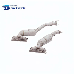 ท่อร่วมไอเสีย FlowTech คุณภาพสูง ผลิตจากสแตนเลส T304 พร้อมตัวแปลงไอเสียในตัวและแผ่นกันความร้อน สำหรับ BMW 523i E60 E61 N52 3.0 - Product Image 1