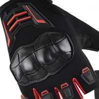 Gants de moto personnalisés respirants sans doigts, unisexes, avec fermeture magnétique, pour l'été, le cyclisme, la course, le tout-terrain, résistants à l'usure