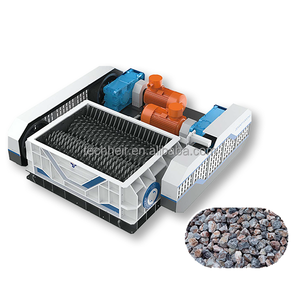 Trituradora de Rodillos Doble de Gran Capacidad para Planta de Agregados de Cantera, Máquina de Trituración Primaria, Trituradora de Roca y Piedra Móvil y Fija - Product Image 1