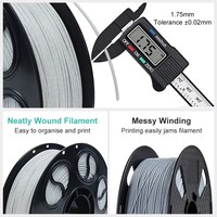 Filament d'impression 3D PLA Marbre en gros, 1,75 mm, faible rétrécissement, haute résistance, pour modèles créatifs