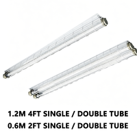 Lampe fluorescente de remplacement, luminaire de plafond anti-explosion, 2 pieds, 4 pieds, 60 cm, 120 cm, étanche, tri-étanche, éclairage ignifuge