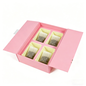 Boite Cadeau Food Grade Packaging Box Luxury Tea Gift Set Loose Tea Leaves Double Door Scatola Regalo Herbal Tea Paper Gift Box - Product Image 1