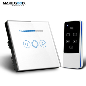 MakeGood High Quality UK Standard RF433MHZ <strong>Remote</strong> <strong>Control</strong> <strong>Switch</strong> <strong>Light</strong> Dimmer <strong>Switch</strong> <strong>With</strong> Touch Button Glass - Product Image 3