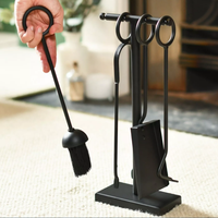 Échantillon gratuit Logo personnalisé intérieur et extérieur Camping Lron matériel Fire Poker Stick Style moderne BBQ Cheminée Outils