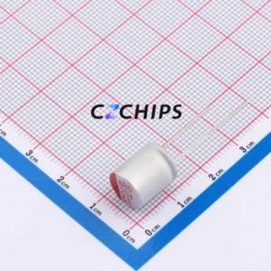 Condensateur solide CT1E687M1012, composant traversant (THT), D10xL12mm 680uF 20% 25V 4.725A100kHz - Product Image 1