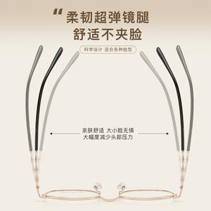 Montures de lunettes Salt Cold Tan, monture ronde complète, en alliage léger, verres en résine, unisexe 34965 - Product Image 3