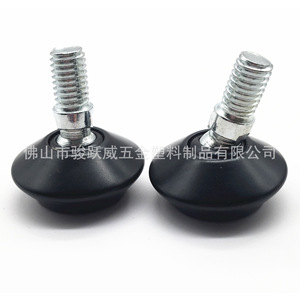 Black Stainless Steel <b>Adjustable</b> Foot Pad 30mm Diameter For Chair <b>Table</b> Height Adjustment Modern Design - Product Image 4