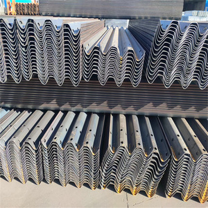 W Kim Loại chùm thrie chùm thép mạ kẽm đường cao tốc bảo vệ tai nạn đường ray để bán - Product Image 4