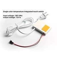 AOMEI Smart AC 220V 1A Max 12W IP20 Interrupteur variateur de lumière pour miroir de salle de bain LED à couleur unique / contrôle de la température de couleur sur 3 niveaux
