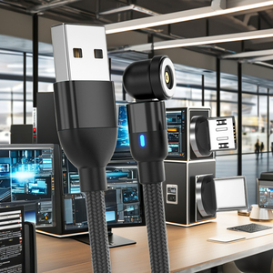 Para <span class=keywords><strong>ASPOR</strong></span> 3.1A 1M Cable de USB-C trenzado Venta caliente Pantalla LED de datos de carga rápida para teléfonos móviles iPhone Android Box - Product Image 3