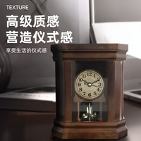 Jam Pendulum Antik Bergaya Cina Klasik Jam Meja Bergaya Amerika untuk Penggunaan di Ruang Tamu dan Kamar Tidur