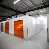 Moderner Schnellbau-Kompaktdesign Einfach zu Montierender Faltbarer Mini-Stahlschuppen für Outdoor-Werkstatt und Selbstlagerung