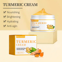 Correcteur anti-taches sombres à la vitamine C anti-âge pour les soins de la peau crème au curcuma éclaircissante et blanchissante crème hydratante pour le visage
