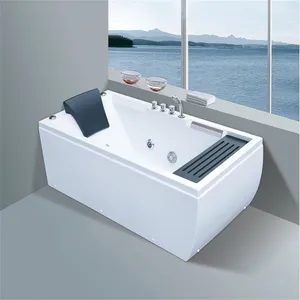 Wholesale 2 Persons European Jacuzzier Corner Massage Bathtub Low Price Whirlpool Bathtub For Adult