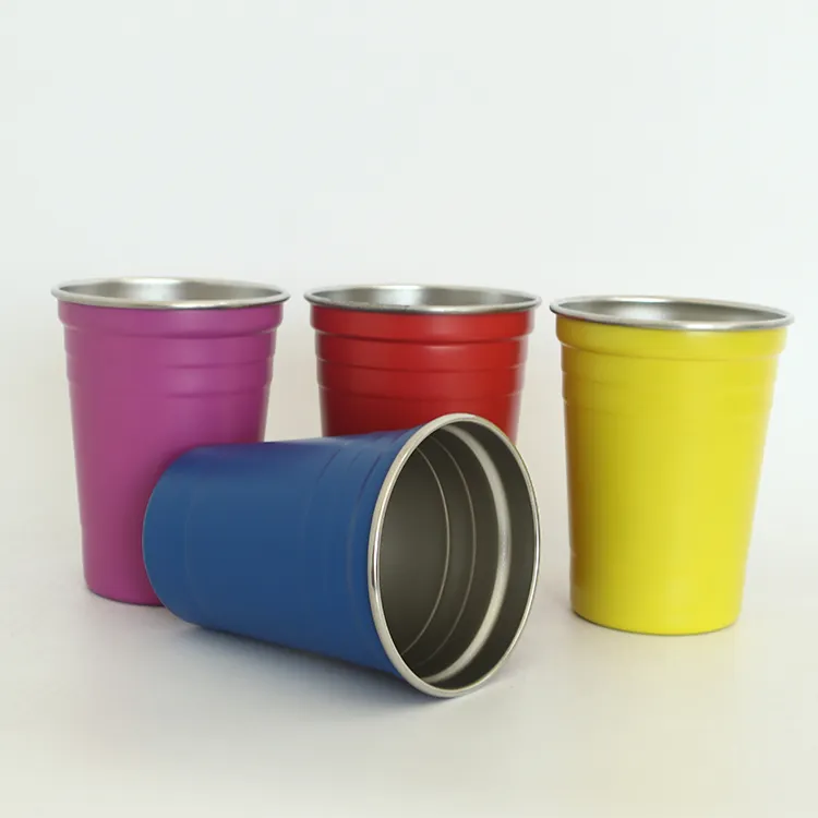 L7 stainless steel metal cup tumbler stainless steel cup