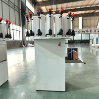 Machine de distribution de peinture pour murs extérieurs, pompe à piston motorisée, mélangeur, capacité de 2 L, double tension, pour produits chimiques