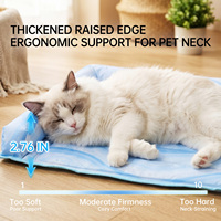 Lit de refroidissement pour chien et chat de haute qualité, style mode, type grotte, toutes saisons, durable, résistant aux morsures, amovible, lavable, portable