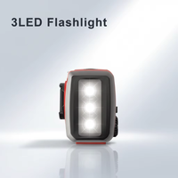 Radio de Emergencia AM/FM con Carcasa de Plástico Antideslizante de Tacto Suave, Aprobado por la CE, Manivela Solar, 2000mAh, Tipo-C, Linterna LED SOS para Exteriores