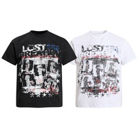 Short ample pour homme en jersey 100% coton, imprimé sérigraphié, motif graffiti vintage personnalisé de haute qualité, style streetwear