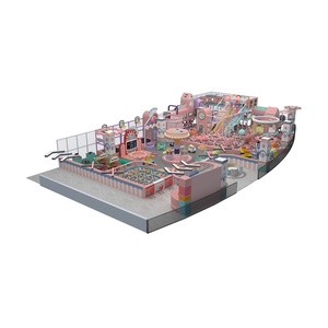 Terrain de jeux intérieur de <span class=keywords><strong>village</strong></span> de contes de fées sur le thème personnalisé avec filets de sécurité pour centres de divertissement pour enfants - Product Image 3