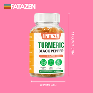 Gummies de Curcuma et Poivre Noir à Base de Pectine Végétalienne Certifiée GMP, Marque Privée OEM ODM, Confort Articulaire, Antioxydant, Vitalité Immunitaire - Product Image 6