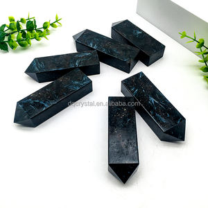 งานฝีมือคริสตัลธรรมชาติขายส่ง หินแอสโตฟิลไลต์ทรง<span class=keywords><strong>หอ</strong></span>คอย แกะสลักขัดเงา รูปทรงดอกไม้ไฟ สำหรับตกแต่งบ้านและเป็นของขวัญ - Product Image 1